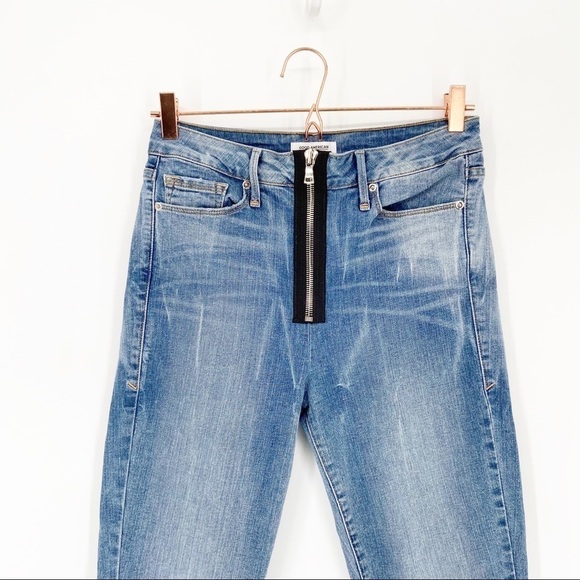 Good American Good Waist Exposed Zip Skinny Jean - Picture 6 of 10